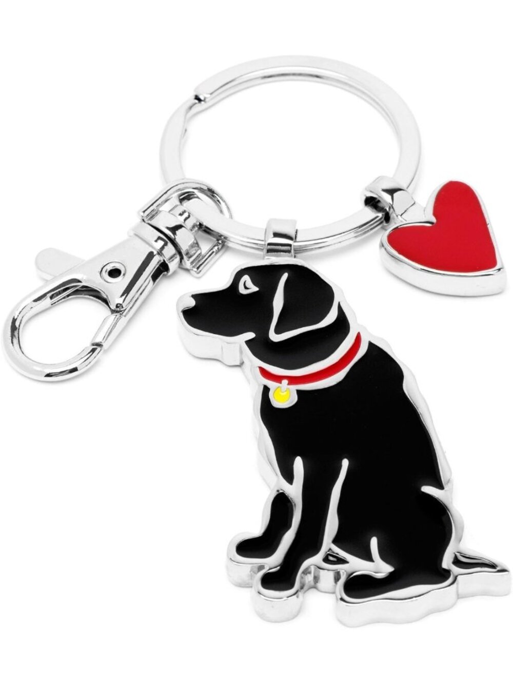 Charming Black Lab Keyring | Cute Dog Lover Gift | Durable & Stylish Accessory